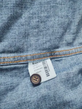 Camisa vaquera juvenil azul