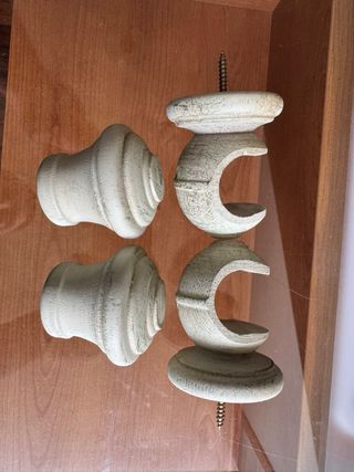 Barra de cortina de madera