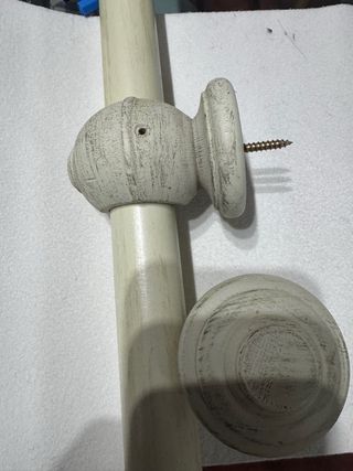 Barra de cortina de madera