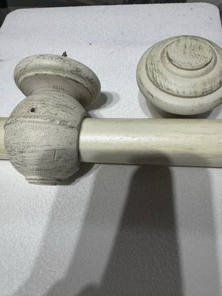 Barra de cortina de madera