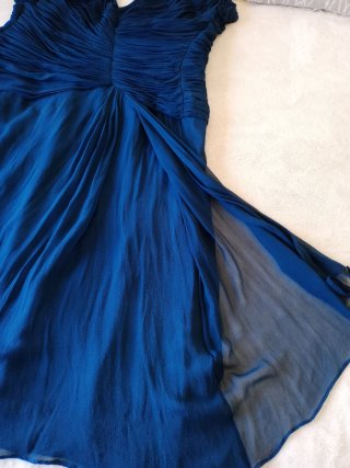 Vestido de fiesta azul