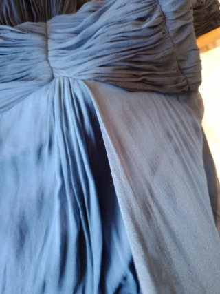Vestido de fiesta azul