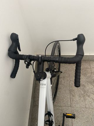 Bici carretera Van Rysel blanca