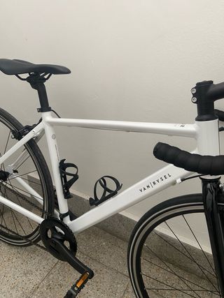 Bici carretera Van Rysel blanca