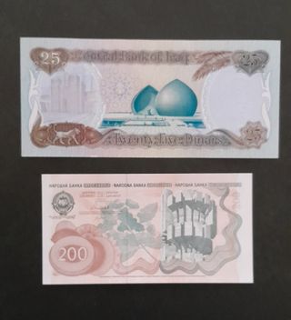 Billetes de Varios Paises.