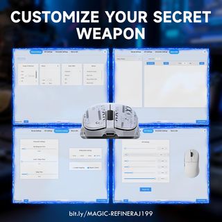 Ratón Gaming MAGIC-REFINER AJ199 49g