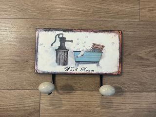 Colgador decorativo Wash Room