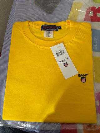 Camiseta Gant Amarilla Talla M