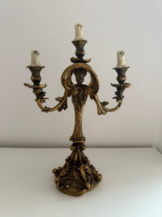 Figuras “La bella y la bestia” Din Don y Lumiere