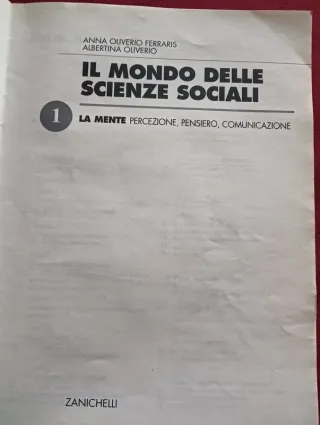 Libro. Il mondo delle scienze sociali. La mente