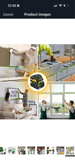 Green Laser Level 3x360°,Professional 3D Laser Sel