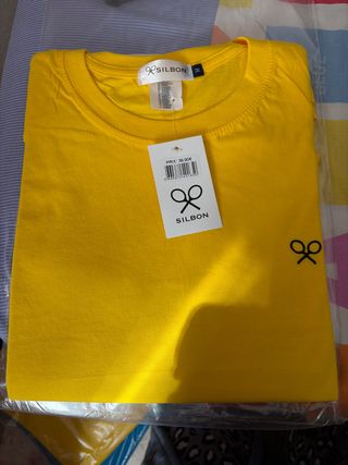 Camiseta Silbon Amarilla Talla M