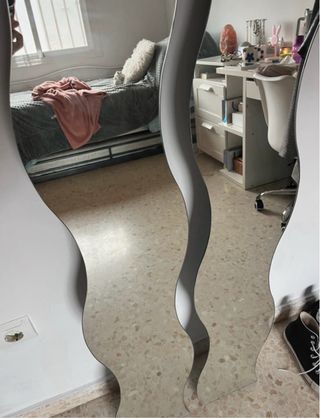 Espejo Pared Asimétrico Doble