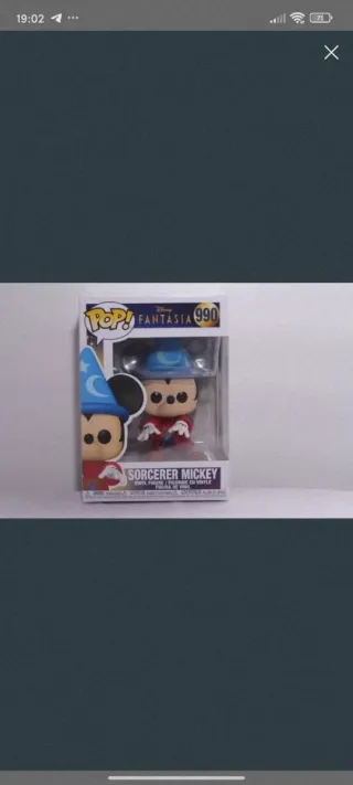 Funko Pop Mickey Hechicero 990 Fantasía