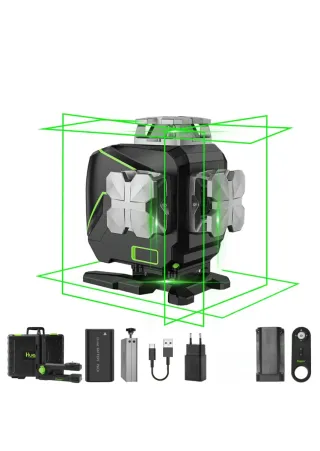Huepar S04CG Nivel láser Autonivelante 4D.