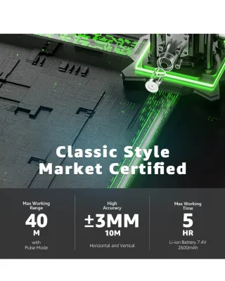 Huepar S04CG Nivel láser Autonivelante 4D.