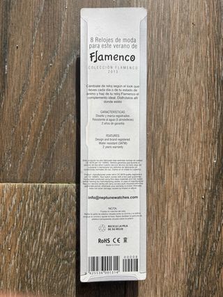 Reloj Mujer Flamenco Morado Nuevo