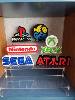 Letreros videoconsolas clásicas retro