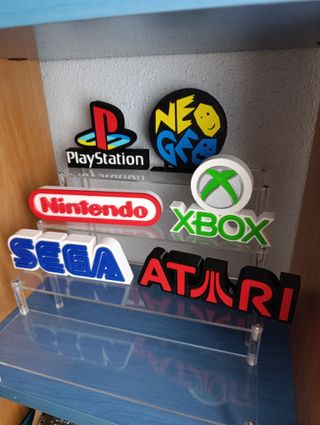 Letreros videoconsolas clásicas retro