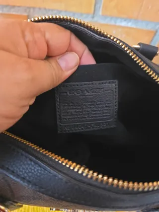 Lote Bolso y Botas Coach Marrones