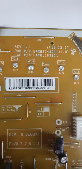 Placa Fuente TV LG 55NAN0806NA