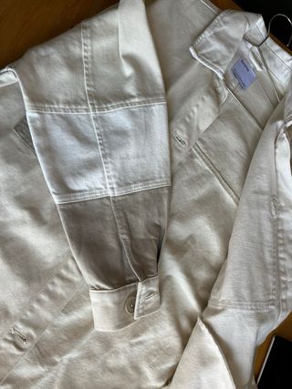 Sobrecamisa - cazadora vaquera Bershka patchwork