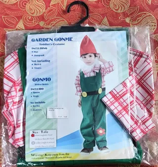 Disfraz Gnomo Infantil Talla M/G