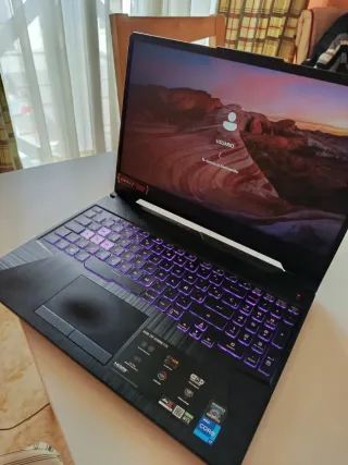 Portátil ASUS TUF Gaming F15 Negro