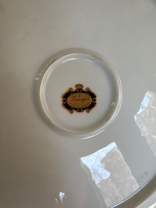 2 Bandejas Limoges Porcelana Pintadas a Mano