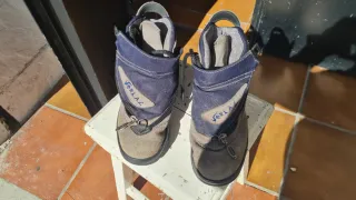 Botas de montaña/festivales con cremallera.