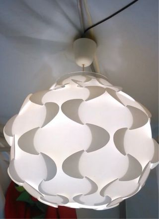 Lámpara colgante Ikea Fillsta blanca