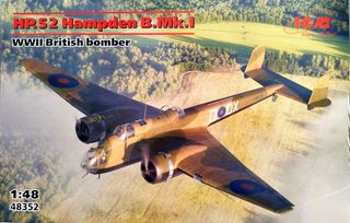 Maqueta avión ICM 48352 HP.52 Hampden B.Mk.I