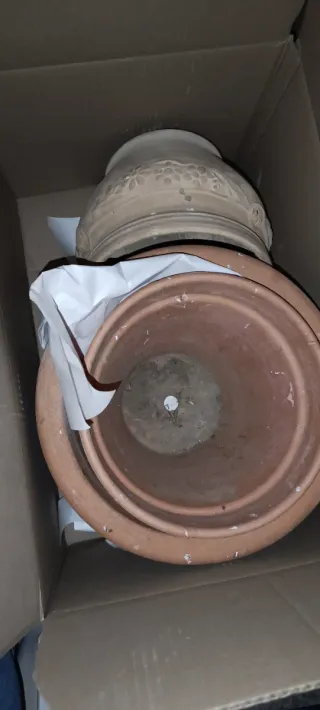 Macetas de plástico variadas