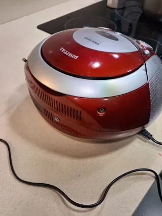 Radio CD Probasic USB Plata Roja