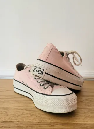 Zapatillas Converse Plataforma Rosa Mujer