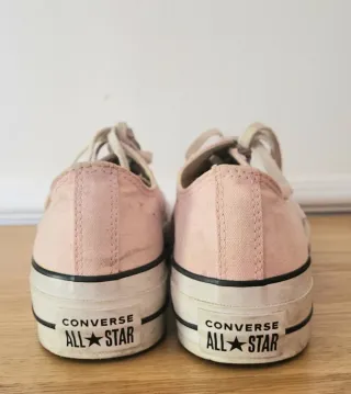 Zapatillas Converse Plataforma Rosa Mujer