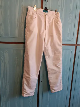 Pantaloni sci donna bianchi Belfe&Belfe