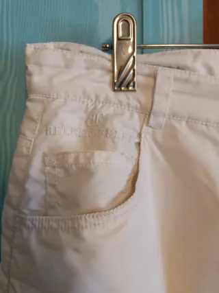 Pantaloni sci donna bianchi Belfe&Belfe