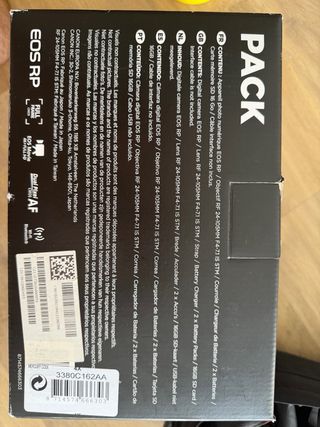 Cámara Canon EOS RP