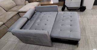 Sofá Cama 132cm Terciopelo Suave bonito y práctico