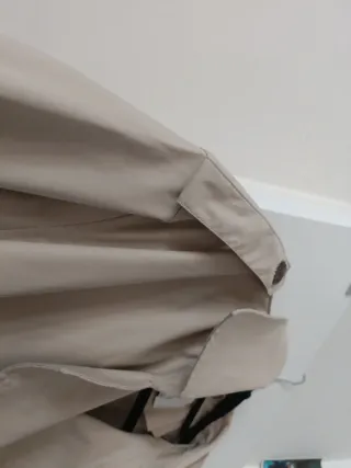 Gabardina Stradivarius Talla Única Beige