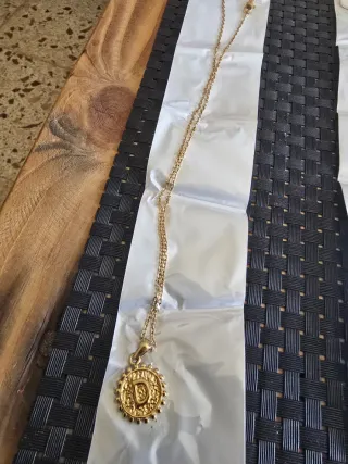 Collar Acero Inoxidable Letra personalizada