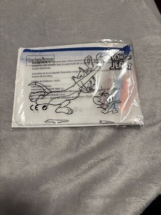 Estuche Coloreable Tom y Jerry Telepizza