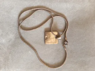 Colgante Plata y Nácar Cuadrado