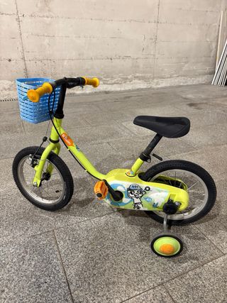 Bicicleta infantil Btwin aprendizaje
