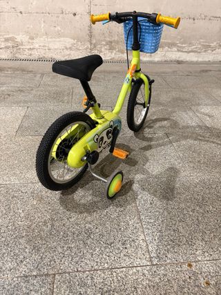 Bicicleta infantil Btwin aprendizaje