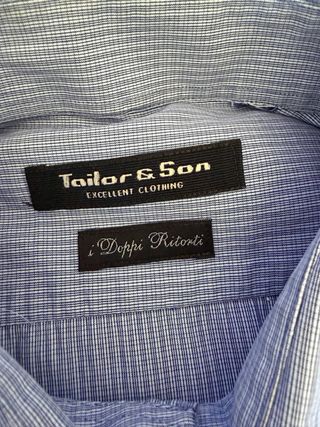 Camicia uomo cotone doppio ritorto L