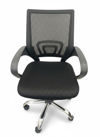 Silla de oficina ergonómica negra