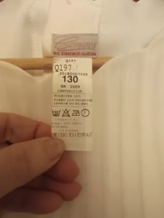 Vestido Comunión Novias María Luisa Blanco