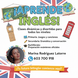 Ofrezco clases particulares de inglés.